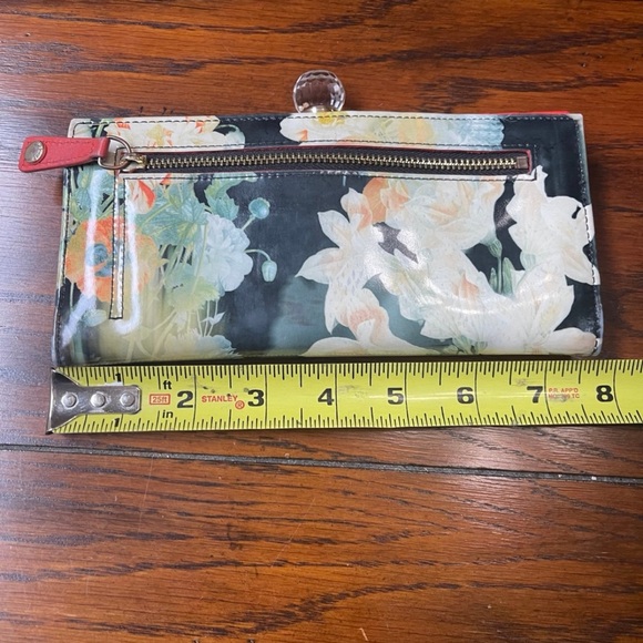 Ted Baker Womens Black Brembo Opulent Bloom Print Matinee wallet clutch London - Picture 4 of 12